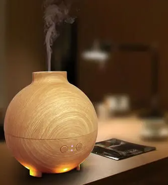 A função e características do difusor de aroma de grãos de madeira